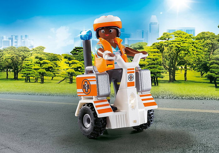 Playmobil Rescate Balance Racer Moto d'Urgence avec Sirene et Conducteur pour Enfants dès 4 Ans Playmobil Rescate Balance Racer Moto d'Urgence avec Sirene et Conducteur pour Enfants dès 4 Ans