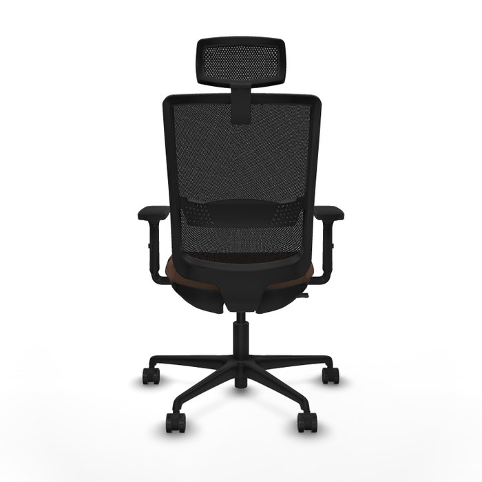 Piqueras Y Crespo Haches Chaise de bureau Marron foncé et Noir avec mécanisme Sincro/Traslack et réglages 2D Piqueras Y Crespo Haches Chaise de bureau Marron foncé et Noir avec mécanisme Sincro/Traslack et réglages 2D