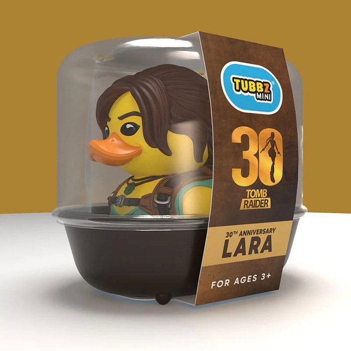 Numskull Tomb Raider Tubbz Mini figurine PVC Lara (30th Anniversary)