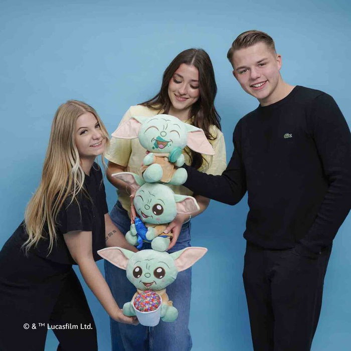SIMBA Peluche The Child Baby Yoda Grogu Star Wars Macaroon - 25 cm
