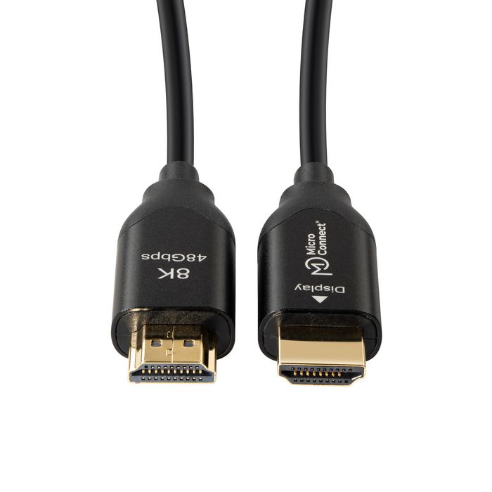 MicroConnect MicroConnect Câble HDMI 2.1 Optique Actif 8K 48Gbps 30m Fibre Optique & Cuivre Ultra Flexible Compatible HDR eARC HDCP 2.2 MicroConnect MicroConnect Câble HDMI 2.1 Optique Actif 8K 48Gbps 30m Fibre Optique & Cuivre Ultra Flexible Compatible HDR eARC HDCP 2.2