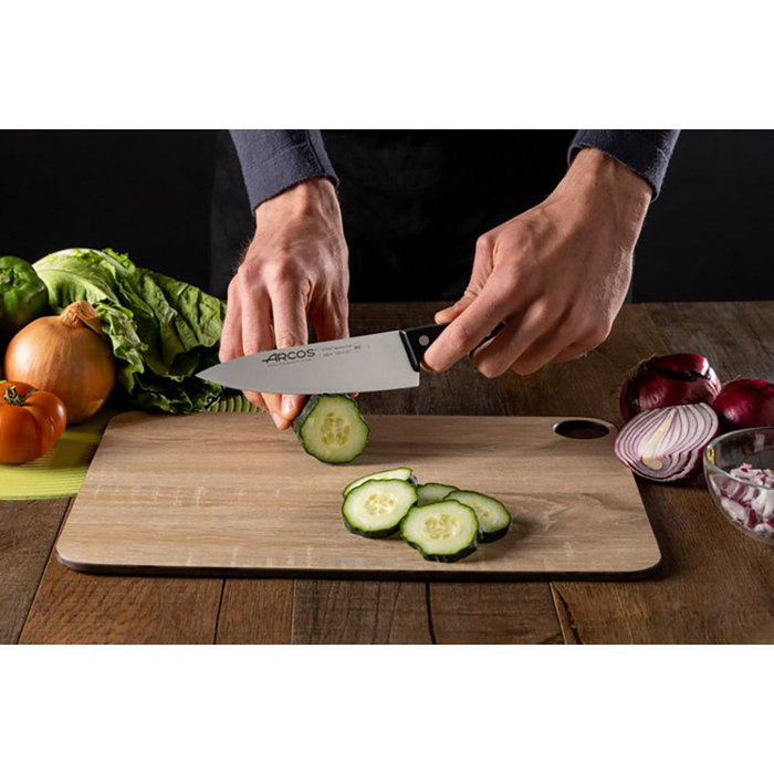 Couteau de cuisine Arcos serie universal Noir Acier 15,5 cm 6" Couteau de cuisine Arcos serie universal Noir Acier 15,5 cm 6"