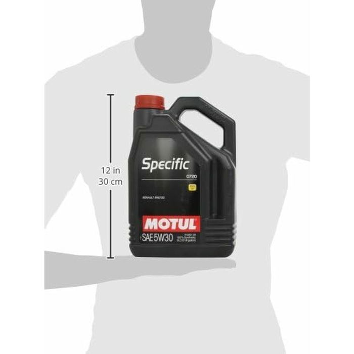 Motul Huile Moteur 5W-30 5L Spec 0720 RN0720 pour Renault, Dacia, Samsung Diesel avec Filtre DPF (DPF), Normes ACEA C4, MB 226.51