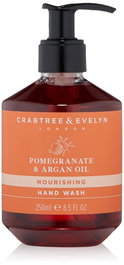 Crabtree & Evelyn Savon Liquide Nourrissant Mains Grenade & Huile d'Argan 250 ml