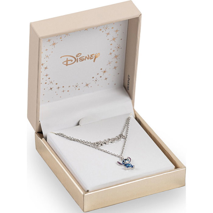 PEERS HARDY Pendentif Disney Stitch Ohana en argent 925 sterling - Collier