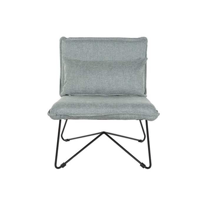 Fauteuil Home ESPRIT Noir Vert Métal 66 x 78 x 75 cm