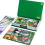 Mieredu Puzzle Magnétique Éducatif sur les Animaux avec Cartes-Encyclopédie - 125 Pièces, Âge 3+ (Langues: Anglais, Français, Allemand, Italien, Portugais, Espagnol)