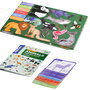 Mieredu Puzzle Magnétique Éducatif sur les Animaux avec Cartes-Encyclopédie - 125 Pièces, Âge 3+ (Langues: Anglais, Français, Allemand, Italien, Portugais, Espagnol)