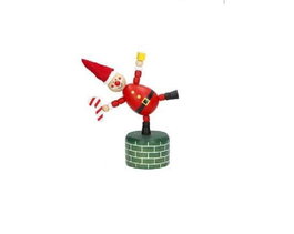 Woomax Marionnette de Noël en Bois 11 cm - Modèles assortis - Color Baby