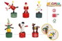 Woomax Marionnette de Noël en Bois 11 cm - Modèles assortis - Color Baby
