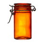 Home Deco Factory Mini bocal en verre coloré avec couvercle 70 ml