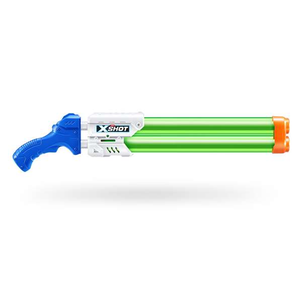 Zuru X-Shot Quad Stream Blaster - Pistolet à eau avec deux réservoirs (13.5x59.6x5.7 cm) - Modèles assortis