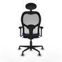 Piqueras y Crespo 3D036G1 Chaise de Bureau avec Appui-tête Bleu clair