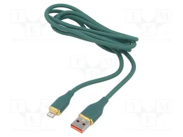 GEMBIRD Câble USB 2.0 vers Lightning 1,5m vert