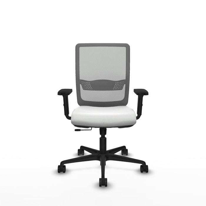 PIQUERAS Y CRESPO Chaise Haches Synchrone/Traslack Blanc/Gris