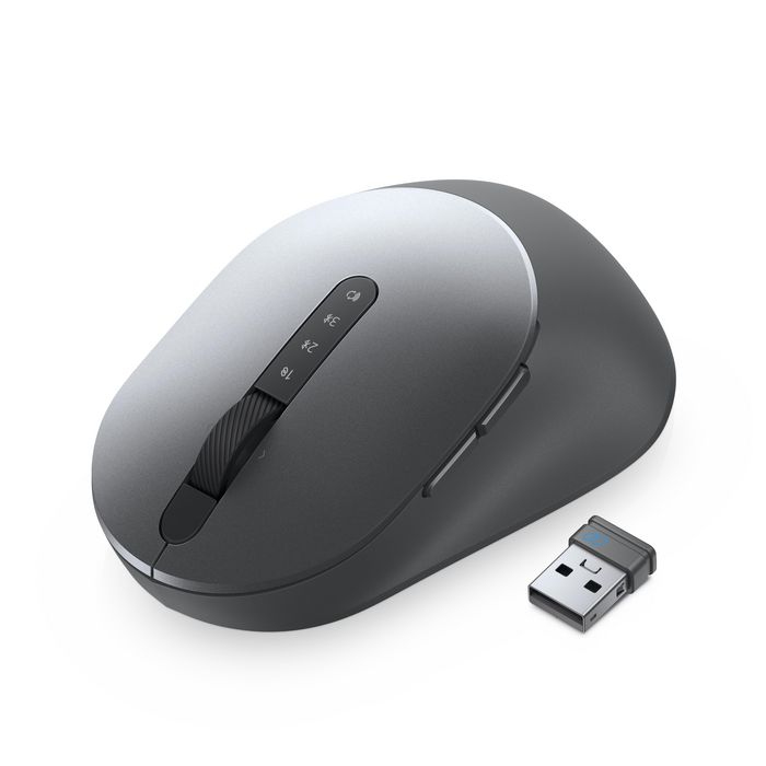 Dell MS5320W - Souris sans fil multiconnectée Bluetooth 5.0 et 2.4 GHz, 1600 dpi, 84 g, avec une autonomie de 36 mois