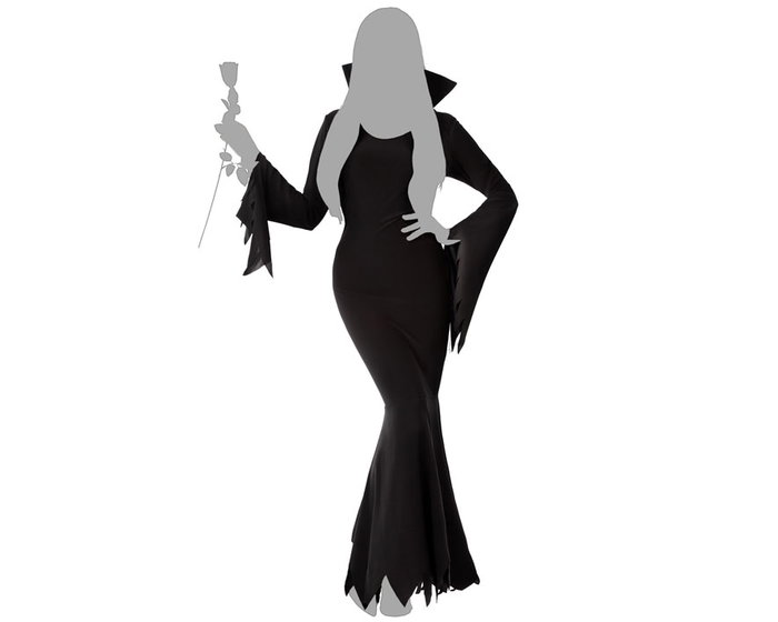 atosa Déguisement Fantôme Sexy Adulte - Robe Noire XL atosa Déguisement Fantôme Sexy Adulte - Robe Noire XL