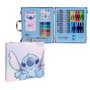 Disney Maletín de papeterie Stitch coloriable - 30 x 27 x 4 cm, 100% métal