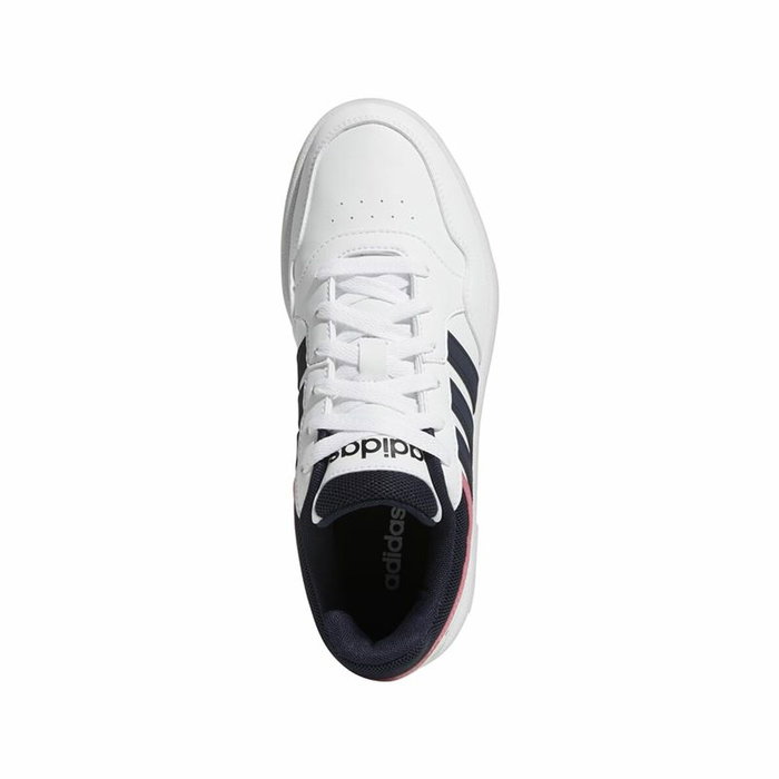 Baskets Casual pour Femme Adidas Hoops 3.0 Low Classic Blanc