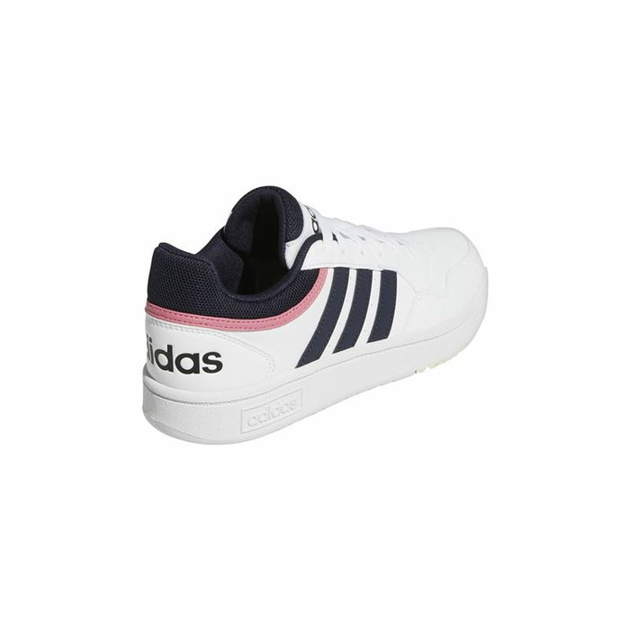 Baskets Casual pour Femme Adidas Hoops 3.0 Low Classic Blanc