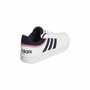 Baskets Casual pour Femme Adidas Hoops 3.0 Low Classic Blanc