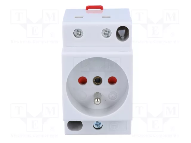 EATON ELECTRIC Prise Schuko de type F pour rail DIN