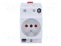 EATON ELECTRIC Prise Schuko de type F pour rail DIN