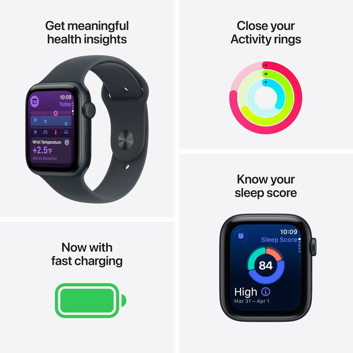 Apple Watch SE 3 GPS + Cellular 40mm Starlight Aluminium - Bracelet Sport M/L Apple Watch SE 3 GPS + Cellular 40mm Starlight Aluminium - Bracelet Sport M/L