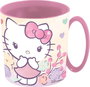 Hello Kitty Tasse Micro-ondes 390 ml avec Poignée - Tasse Isotherme pour Enfants à Partir de 3 Ans - Lavable