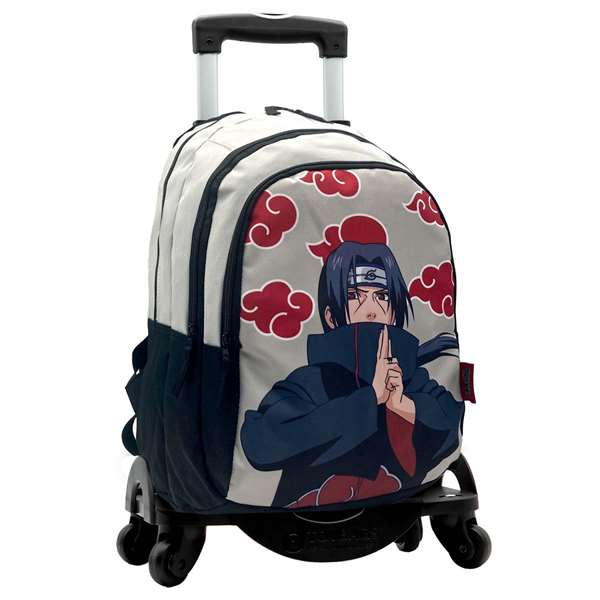 Toybags Sac à Dos Scolaire Naruto Itachi - Double Compartiment Adaptable avec Roulettes Noir Réf. T963 - 44 x 30 x 20 cm Toybags Sac à Dos Scolaire Naruto Itachi - Double Compartiment Adaptable avec Roulettes Noir Réf. T963 - 44 x 30 x 20 cm