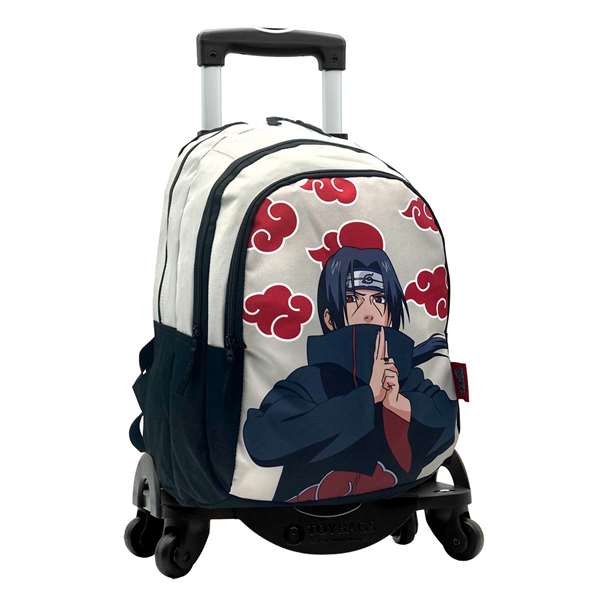 Toybags Sac à Dos Scolaire Naruto Itachi - Double Compartiment Adaptable avec Roulettes Noir Réf. T963 - 44 x 30 x 20 cm Toybags Sac à Dos Scolaire Naruto Itachi - Double Compartiment Adaptable avec Roulettes Noir Réf. T963 - 44 x 30 x 20 cm