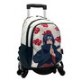 Toybags Sac à Dos Scolaire Naruto Itachi - Double Compartiment Adaptable avec Roulettes Noir Réf. T963 - 44 x 30 x 20 cm