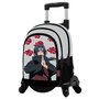 Toybags Sac à Dos Scolaire Naruto Itachi - Double Compartiment Adaptable avec Roulettes Noir Réf. T963 - 44 x 30 x 20 cm