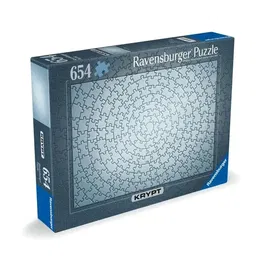 Ravensburger Krypt Silver - Puzzle Monochrome Challenge Adulte - 654 Pièces - Dès 14 Ans - Réf. 12000071