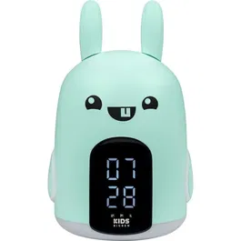 Bigben Reveil Veilleuse Baxter le lapin avec 3 melodies, intensite lumineuse reglable et affichage heure - Reference BIGBEN