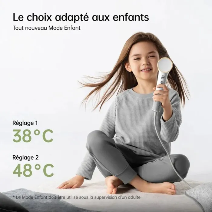 Laifen Mini LAIFEN Sèche-cheveux Compact Voyage - Blanc Laifen Mini LAIFEN Sèche-cheveux Compact Voyage - Blanc