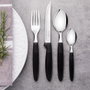 Tramontina Fourchette de table Ipanema noire 19,1 cm, lot de 3