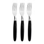 Tramontina Fourchette de table Ipanema noire 19,1 cm, lot de 3