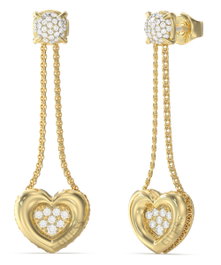 Guess JUBE05462JWYGT-U Boucles d'oreilles L.O.V.E. Dorées