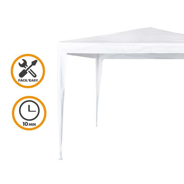 Color Baby Aktive-Cenador 300x300x250 cm Blanc Color Baby Aktive-Cenador 300x300x250 cm Blanc