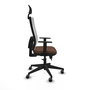 Chaise de Bureau avec Appui-tête Piqueras y Crespo 1D066G1 Brun foncé