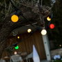 Lumisky Guirlande lumineuse solaire Party Guinguette Solar 10 globes multicolore LED 5,70 m