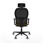 Piqueras y Crespo Chaise de Bureau 1D036G2 Jaune