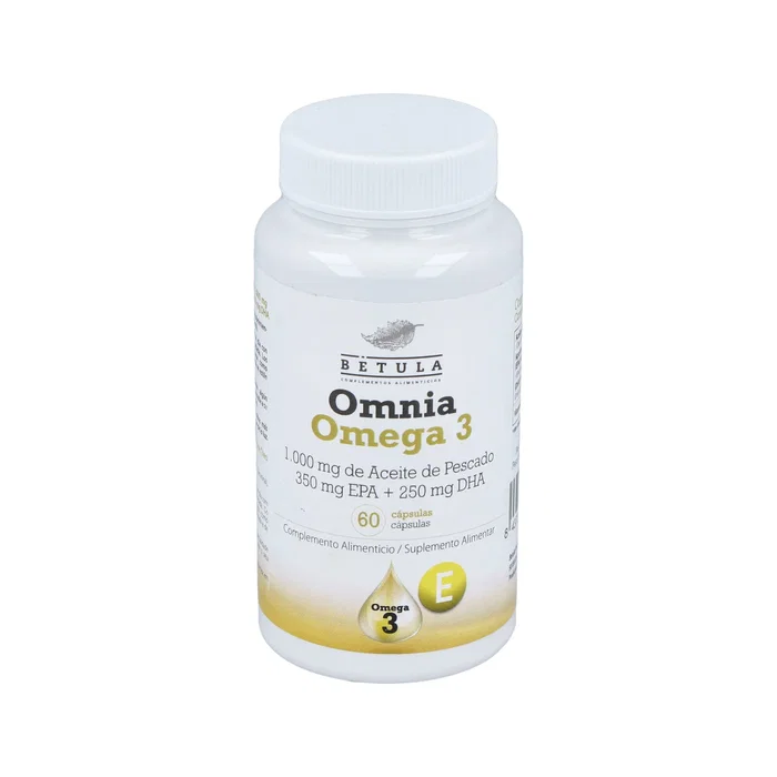 BETULA Omnia Omega 3 60 Gélules - Complément Alimentaire EPA DHA Vitamine E BETULA Omnia Omega 3 60 Gélules - Complément Alimentaire EPA DHA Vitamine E