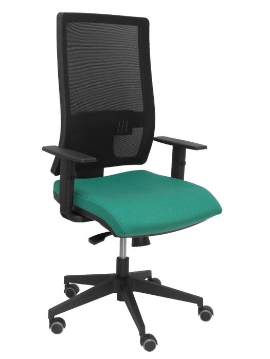 PIQUERAS Y CRESPO Chaise de Bureau Horna Bali Vert émeraude PIQUERAS Y CRESPO Chaise de Bureau Horna Bali Vert émeraude