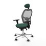 Piqueras y Crespo Chaise de Bureau avec Appui-tête Jorquera 3D086G1 Vert