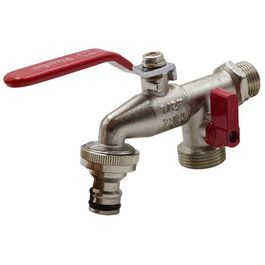 Riegolux Robinet de Jardin en Laiton avec Raccord