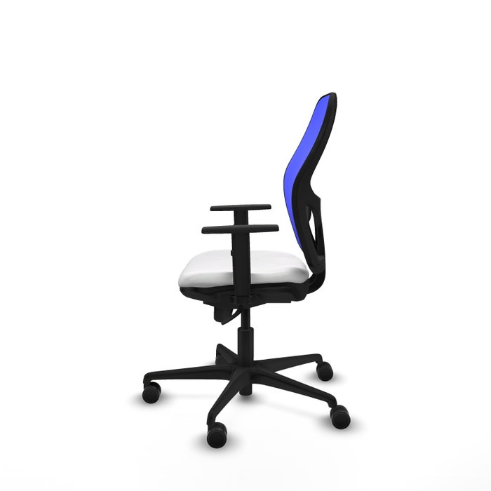 Piqueras y Crespo Chaise de Bureau Jorquera Blanc et Bleu