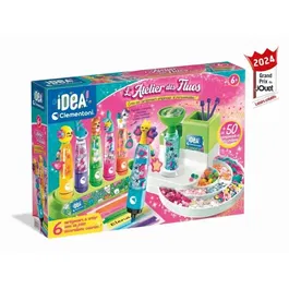 Clementoni Atelier des Fluos - Coffret Créatif pour Créer 10 Surligneurs Fluos Personnalisés - Fabriqué en Italie - À Partir de 6 Ans