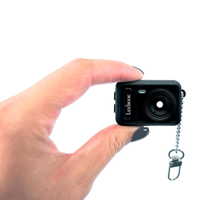 LEXIBOOK Mini Caméra Numérique Noire Djkc76Bk avec USB-C, Filtres Photo, pour Enfants dès 6 Ans